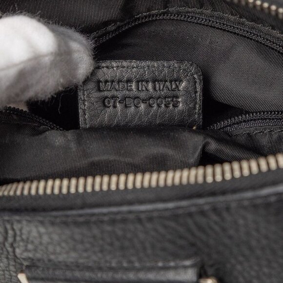 Dior Trotter Street Chic Mini Boston Bag Black Canvas Leather - Picture 6 of 6
